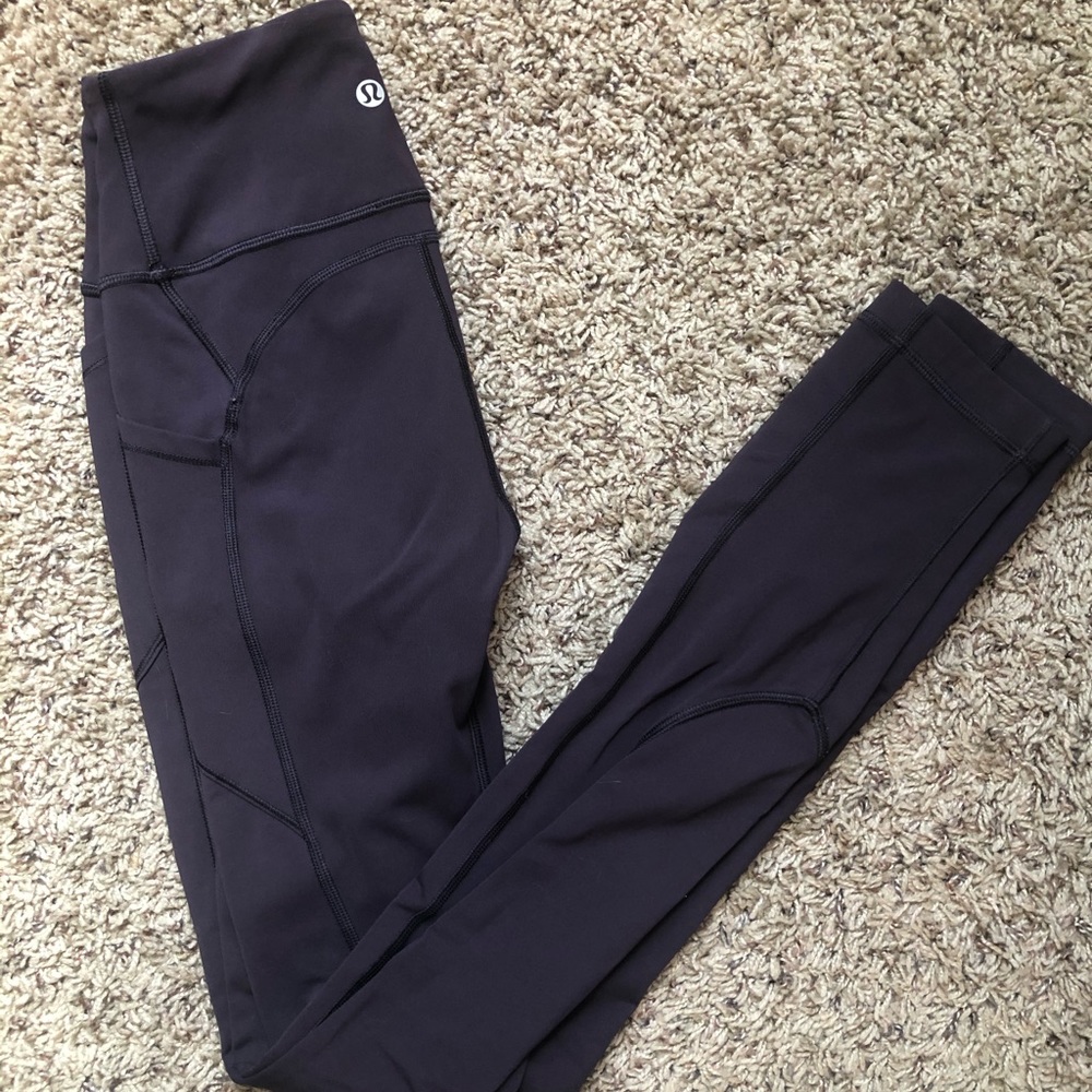 lululemon athletica Purple High-Rise Athletic Leggings